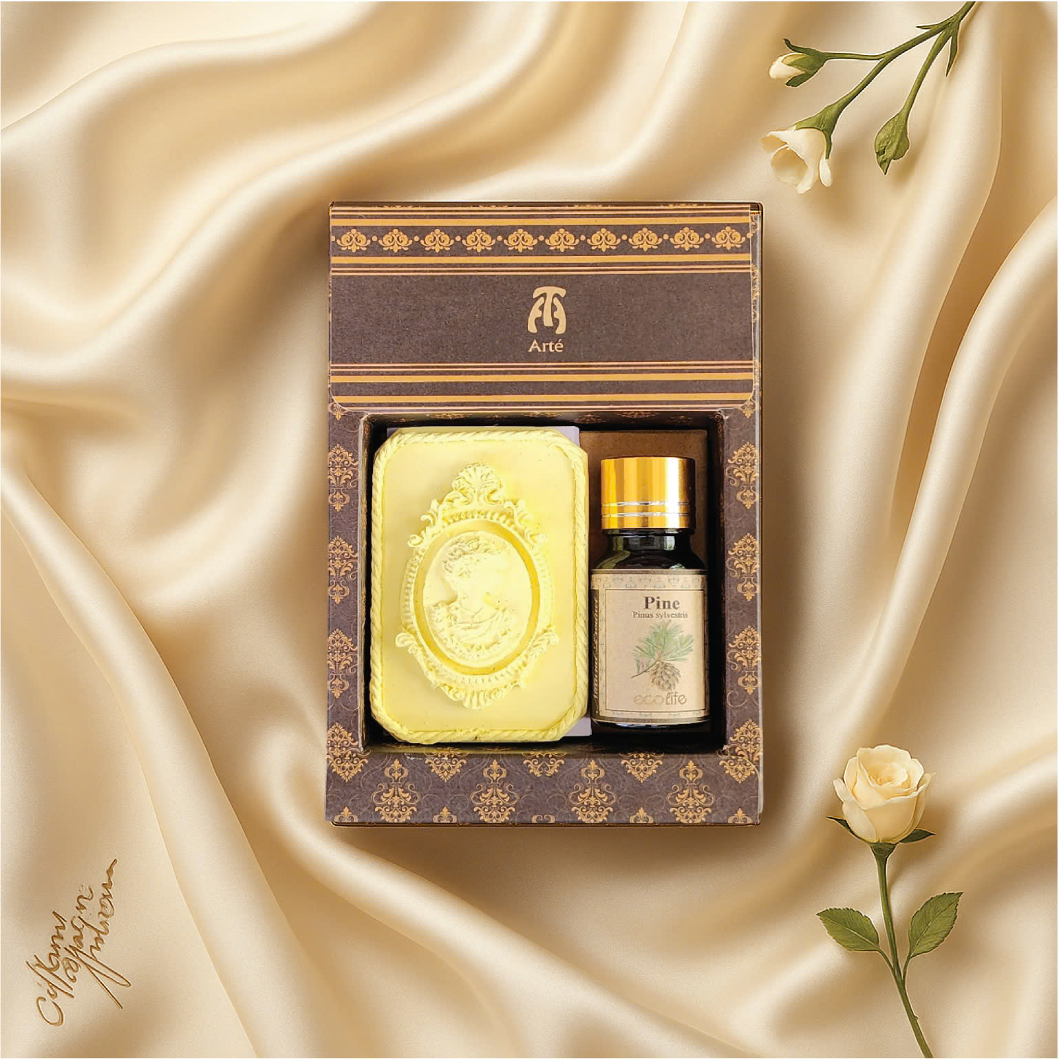 Bộ đá thơm decor - Tinh dầu thông - Hình ảnh 3